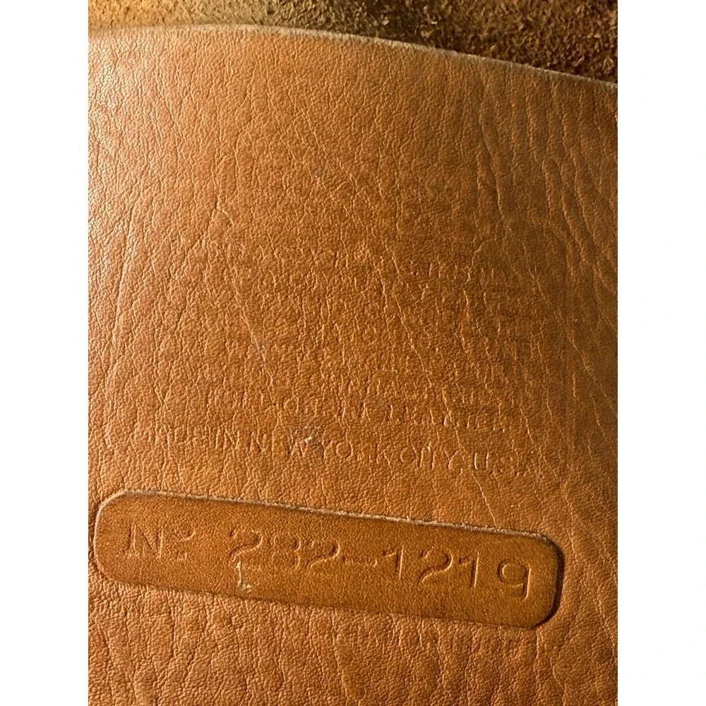 vtg 70s Coach NYC Glove Tanned Leather Doctor Slim Satchel Bag Tan USA